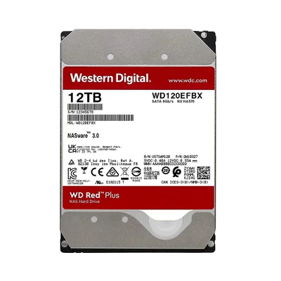 HD WD 12TB Red, NAS, 7200 RPM, 256MB, 3.5", SATA 6 - Wd120efbx