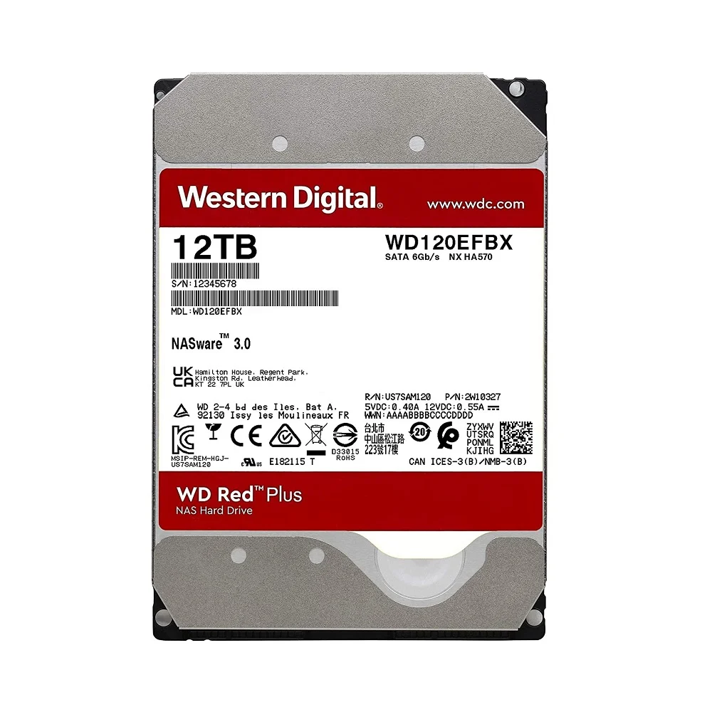 [新品] Western Digital 12TB SATA HDD 新品] Western Digital 12TB SATA HDD