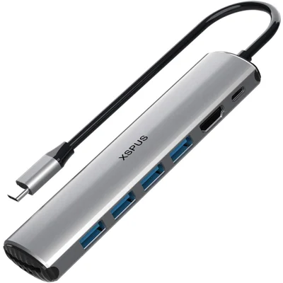 Adaptador Usb-c P/ Macbook Pro 8 Em 1 USB-C Hub To HDMI + USB 3.0 - 4+sd/tf+pd