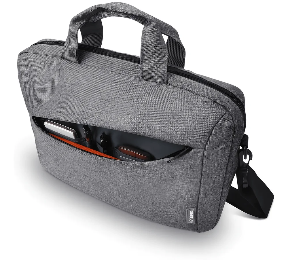 Imagem 3 de 5 do produto Mochila Lenovo Transversal Casual T210, Até 15.6, Para Notebook, Cinza - GX40Q17231