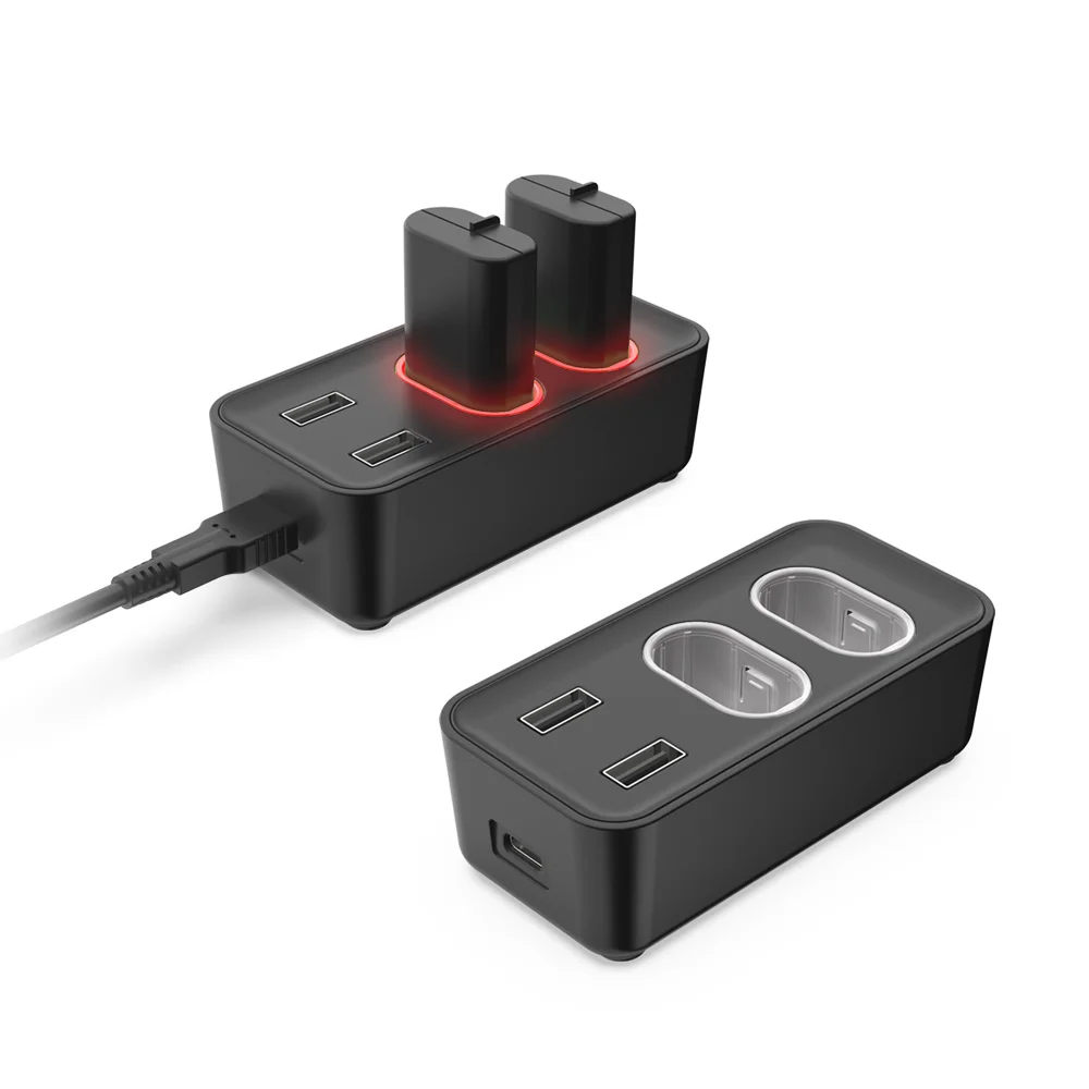 Carregador Base Dock Duplo Charge XBOX Series + 2 Baterias Carregador Base Dock Duplo Charge XBOX Series + 2 Baterias