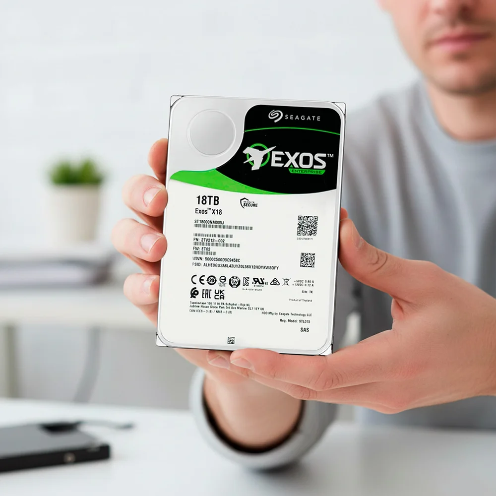 HD Servidor Seagate Exos X18 18TB 256MB 35 KaBuM