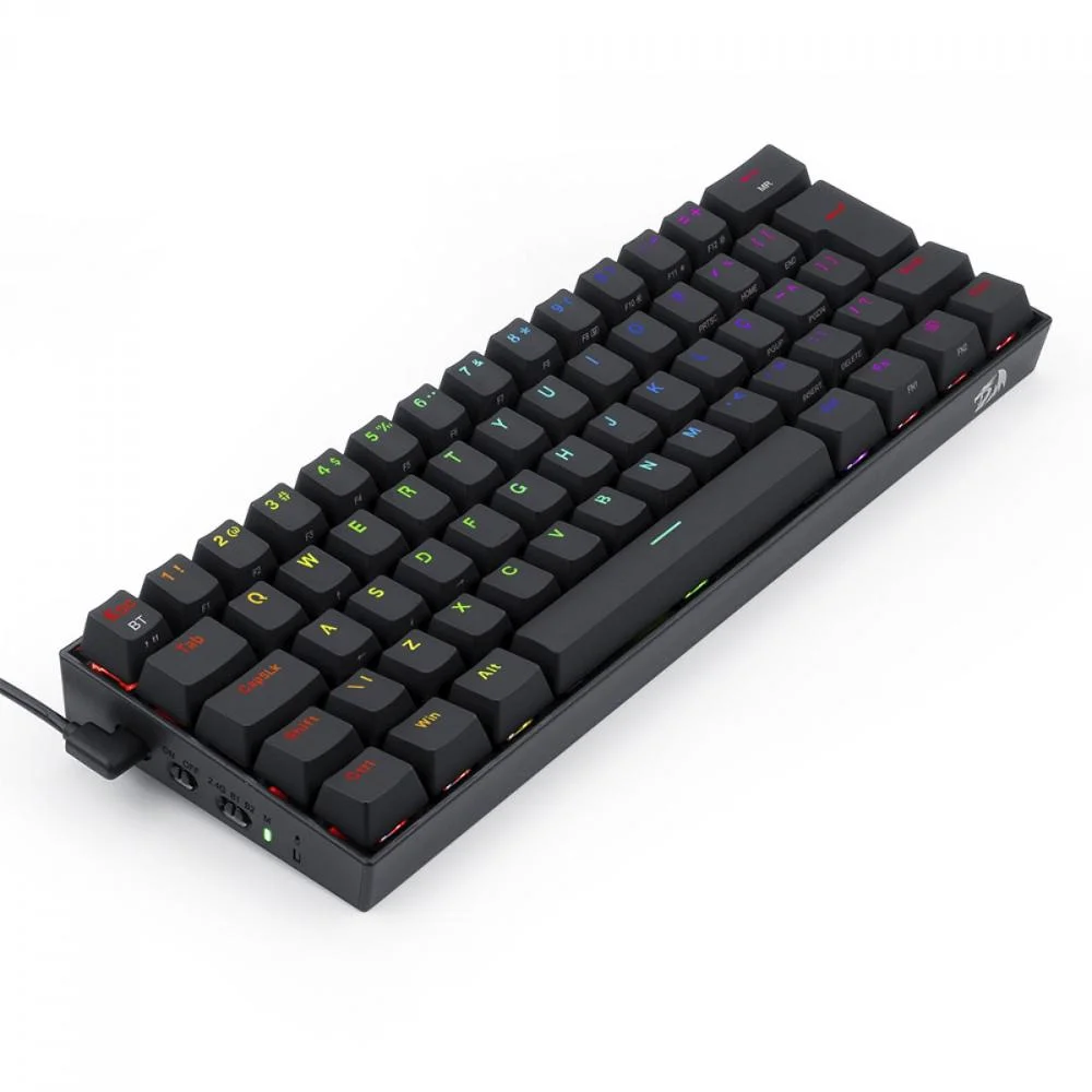 Teclado Mecânico Gamer Redragon Draconic Pro, RGB, Switch Brown, ABNT Teclado Mecânico Gamer Redragon Draconic Pro, RGB, Switch Brown, ABNT