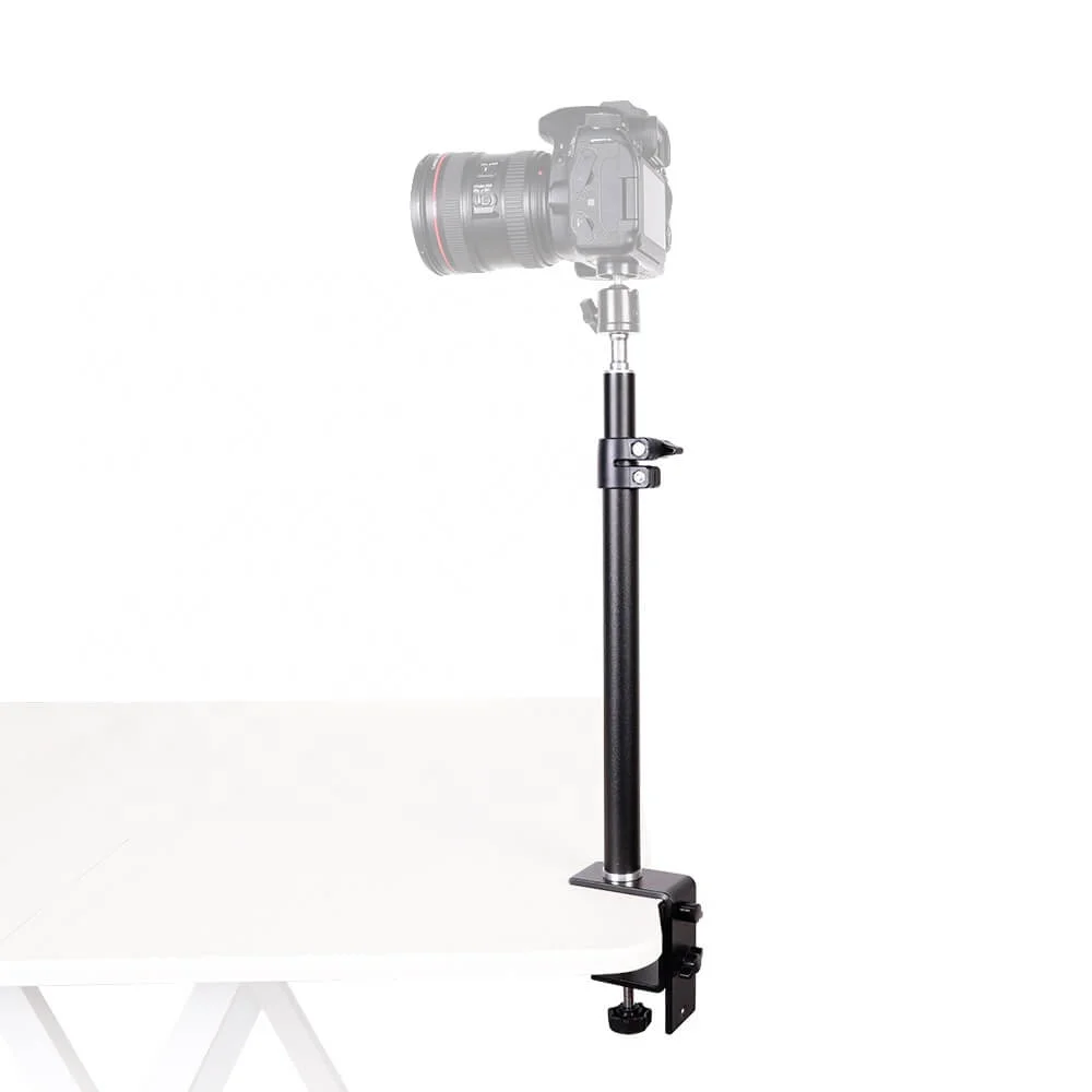 Imagem 2 de 5 do produto Suporte De Mesa Para Iluminação E Câmeras Encaixe 1/4 Polegadas