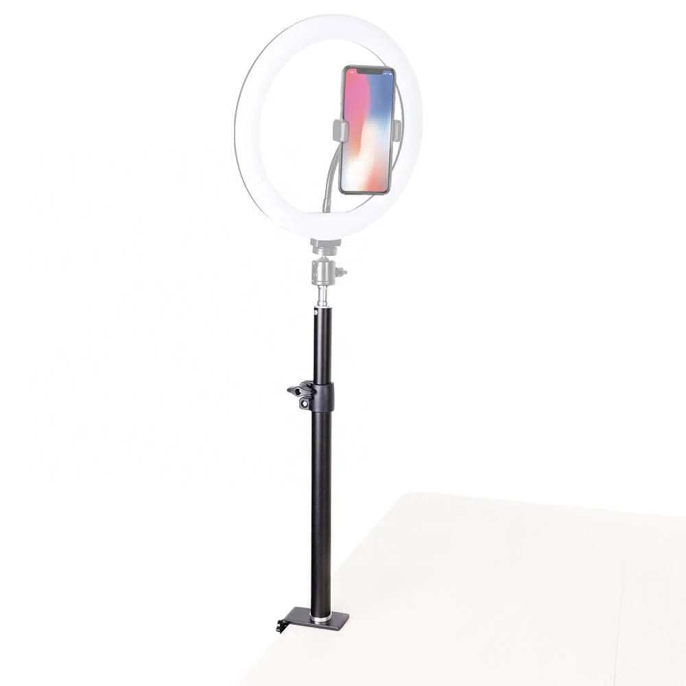 Imagem 3 de 5 do produto Suporte De Mesa Para Iluminação E Câmeras Encaixe 1/4 Polegadas