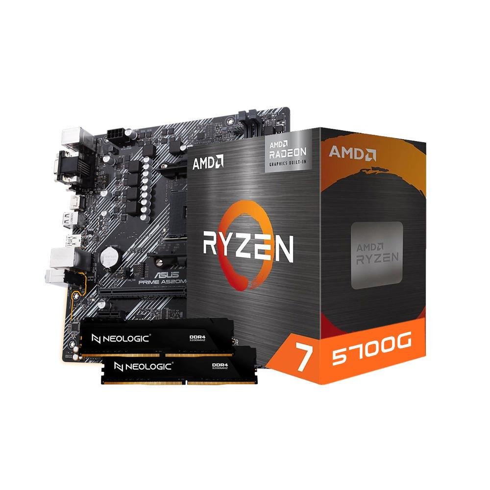 Kit Upgrade Placa Mae Processador Memoria KaBuM