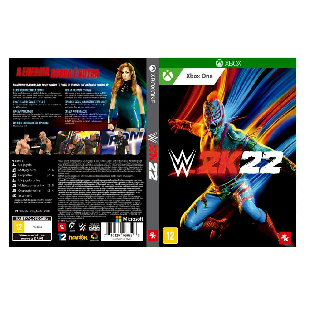 Imagem 2 de 3 do produto Jogo Wwe 2k22 - Xbox One