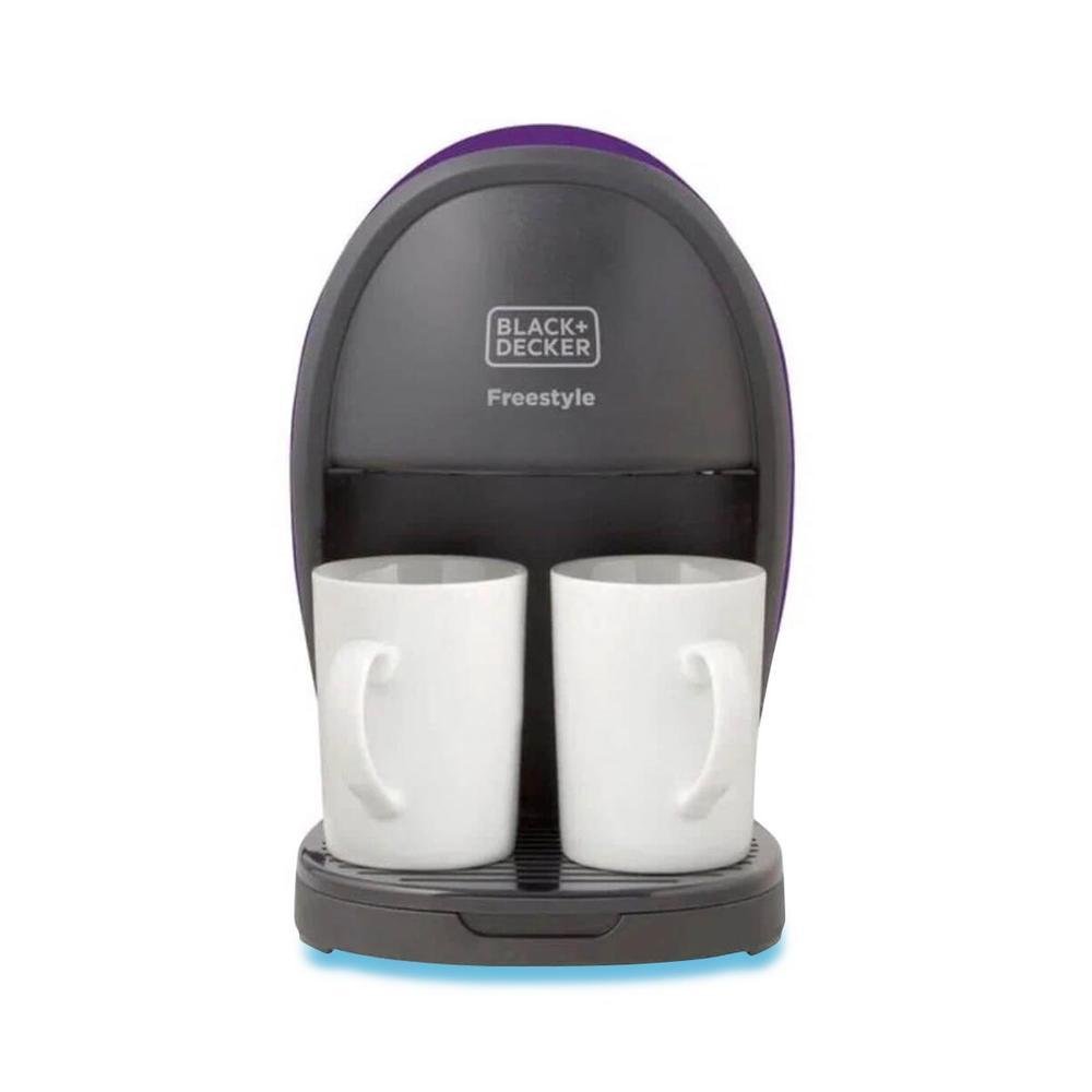 Cafeteira Elétrica 2 Xícaras Black Decker Freestyle, Roxa | KaBuM!