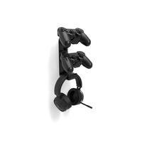 Suporte De Parede P/ 2 Controles Ps4 E Headset Gamer Vn