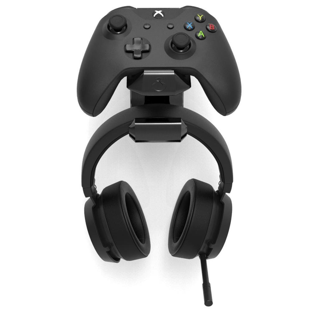 Imagem 3 de 5 do produto Suporte de Parede Sculpy | Printing Lifestyle para 1 Controle Xbox One Sx e 1 Headphone, Preto