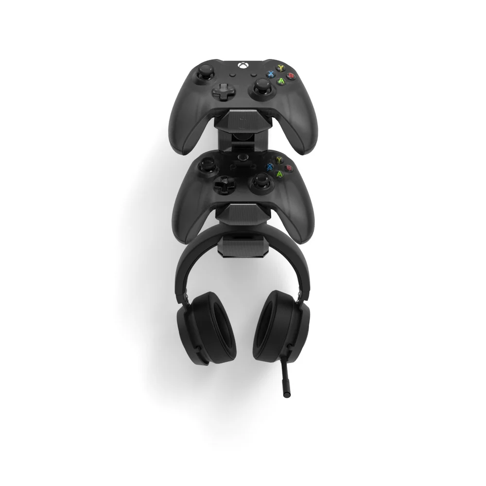 Imagem 2 de 5 do produto Suporte de Parede Sculpy | Printing Lifestyle 2 Controles Xbox One S e 1 Headset Gamer, Preto