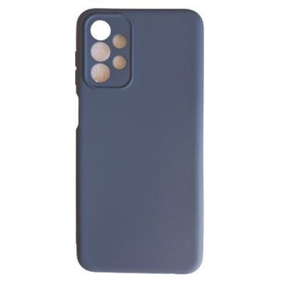 Capa Capinha Case Aveludada Para Samsung Galaxy A23 6.6 Cor:azul Marinho