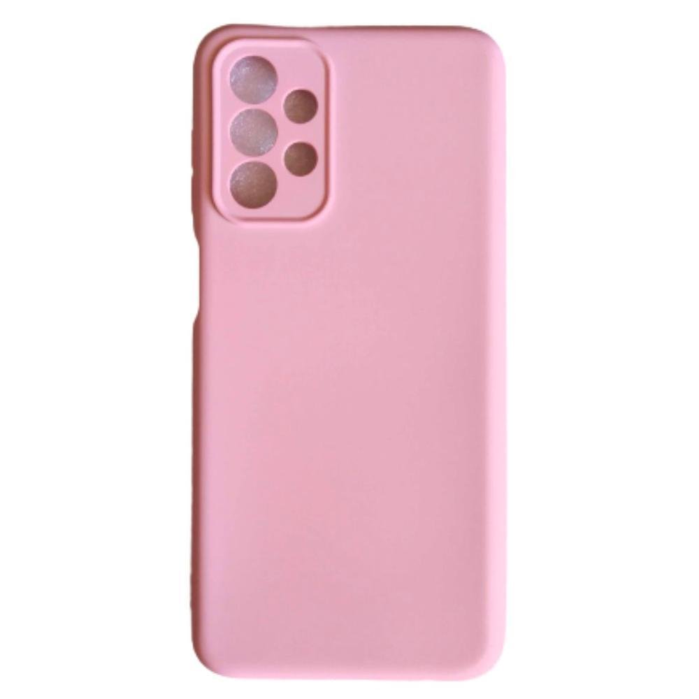 Capa Capinha Case Aveludada Para Samsung Galaxy A23 6.6 Cor:rosa
