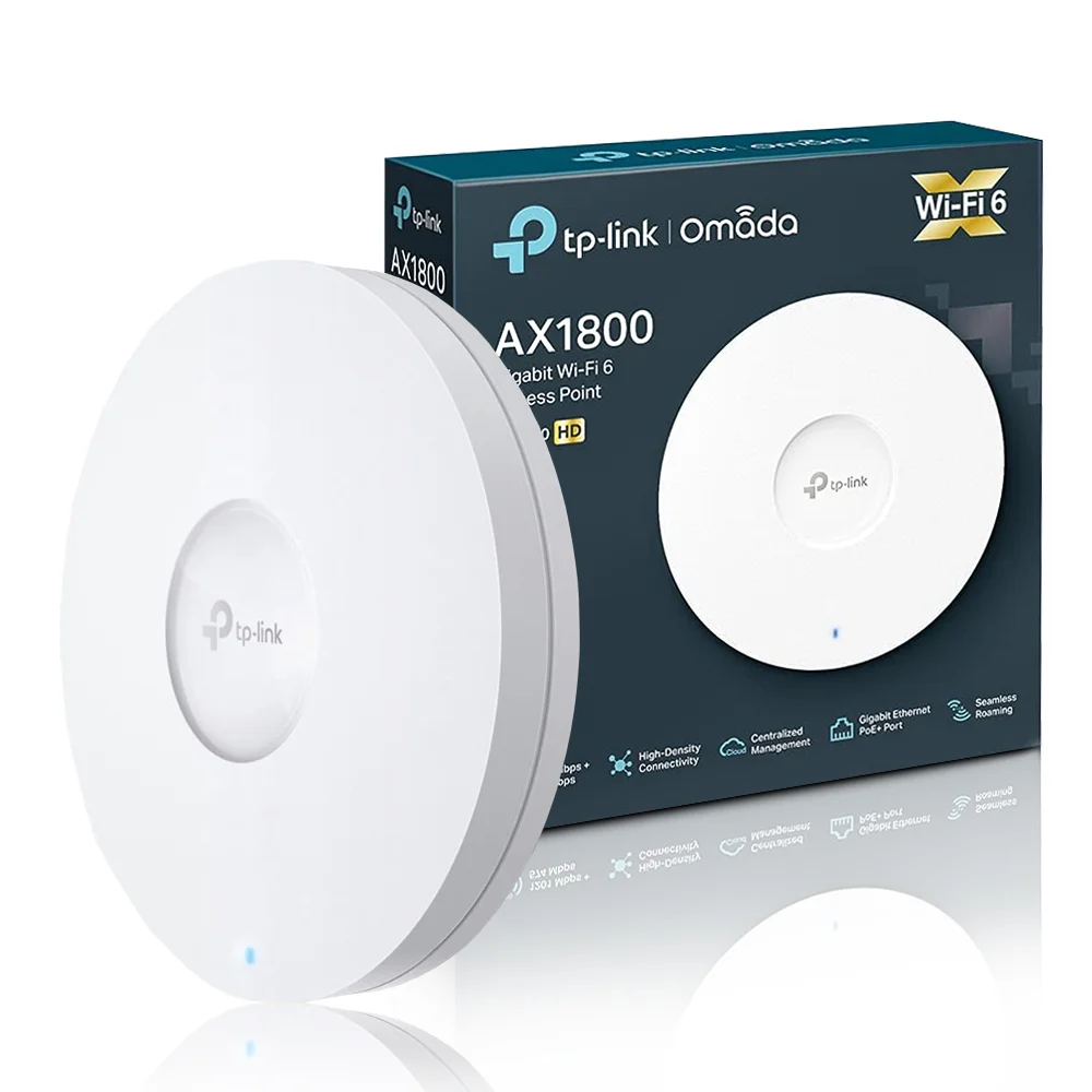 Imagem 1 de 5 do produto Access Point Corporativo Tp-Link Eap620, Ax1800, Poe, Mu-Mimo, 1775MBps, Dual Band 2.4GHz E 5GHz
