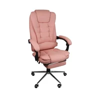 Cadeira De Escritorio, Presidente Ergonomica,Apoio Para Pés,Cor:marrom - Carmelo Marrom.