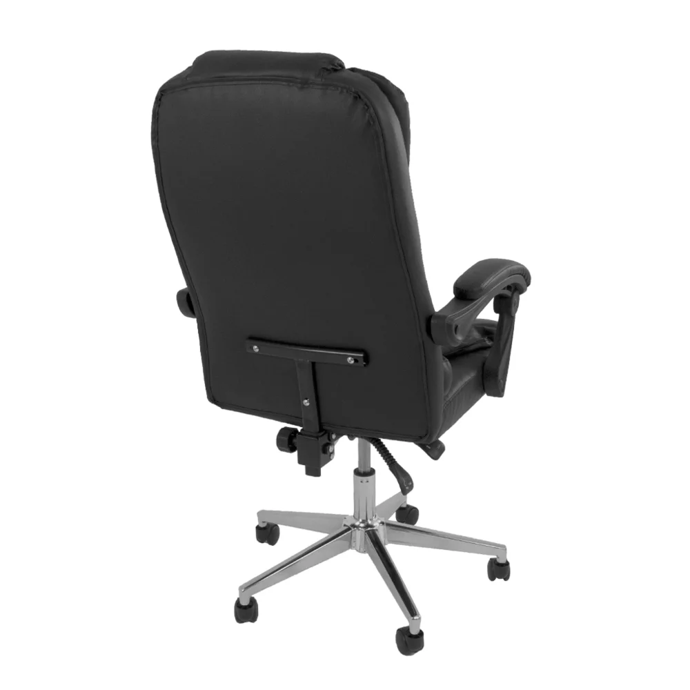 Cadeira De Escritorio Oficial Webshop Presidente, Peso Suportado 120kg, Ergonomica, apoio Para os Pés, Preta Cadeira De Escritorio Oficial Webshop Presidente, Peso Suportado 120kg, Ergonomica, apoio Para os Pés, Preta