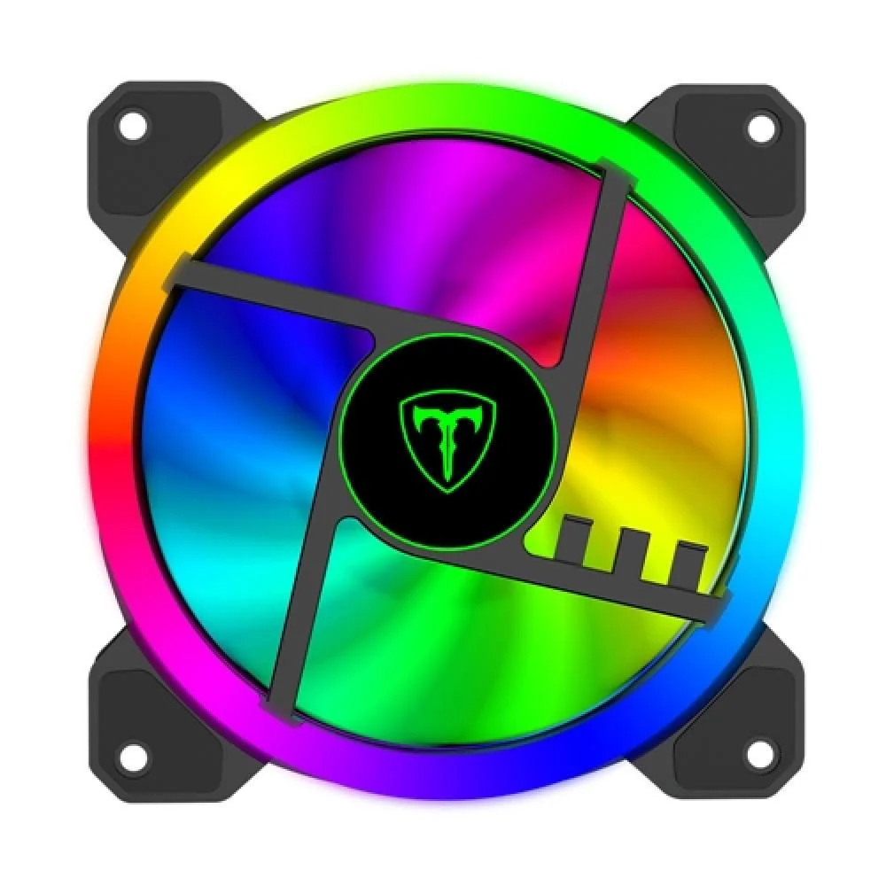 Imagem 3 de 5 do produto Kit Cooler FAN com 3 Unidades T-Dagger, 120x25mm, RGB, Preto - T-TGF513