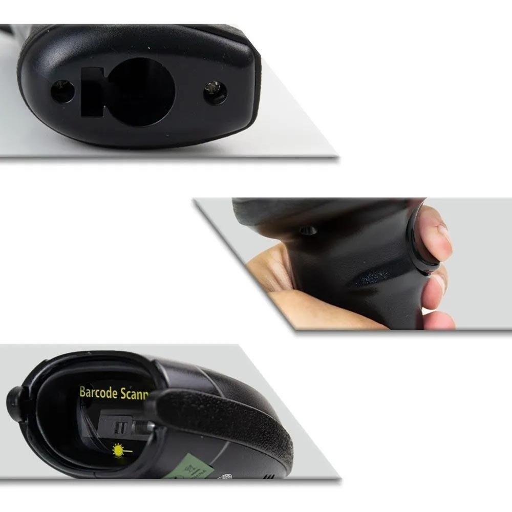Imagem 3 de 4 do produto Leitor De Código De Barras Com Febraban Laser