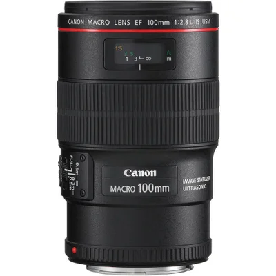 Lente Canon, Ef 100mm F/2.8l Is, Usm Macro, Ultrasonic