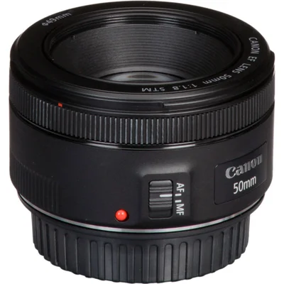 Lente Canon EF 50mm F18 STM KaBuM