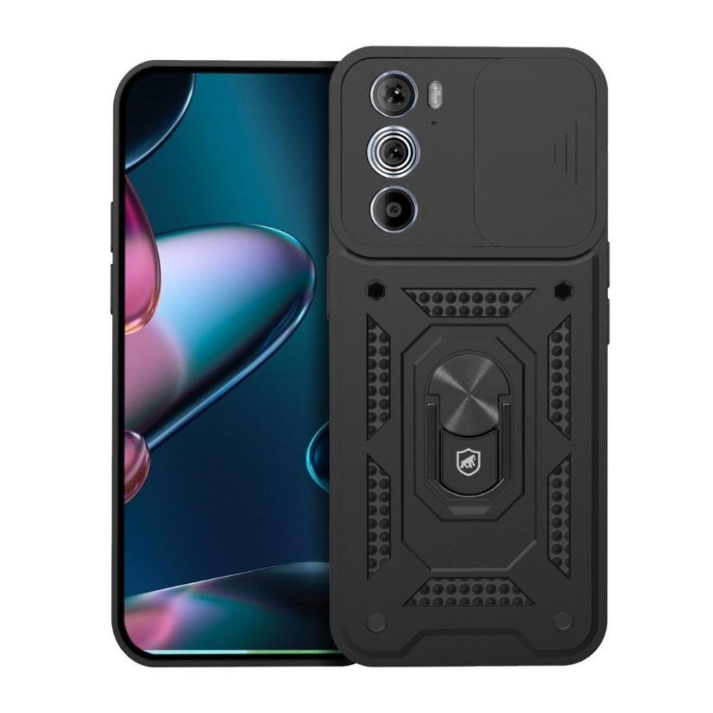 Coque Antichoc Pour Motorola Moto Edge 30 Pro / Edge+ 2022 - Protection Caméra Coulissante, Matériau TPU+PC - Bleu Ciel - 4
