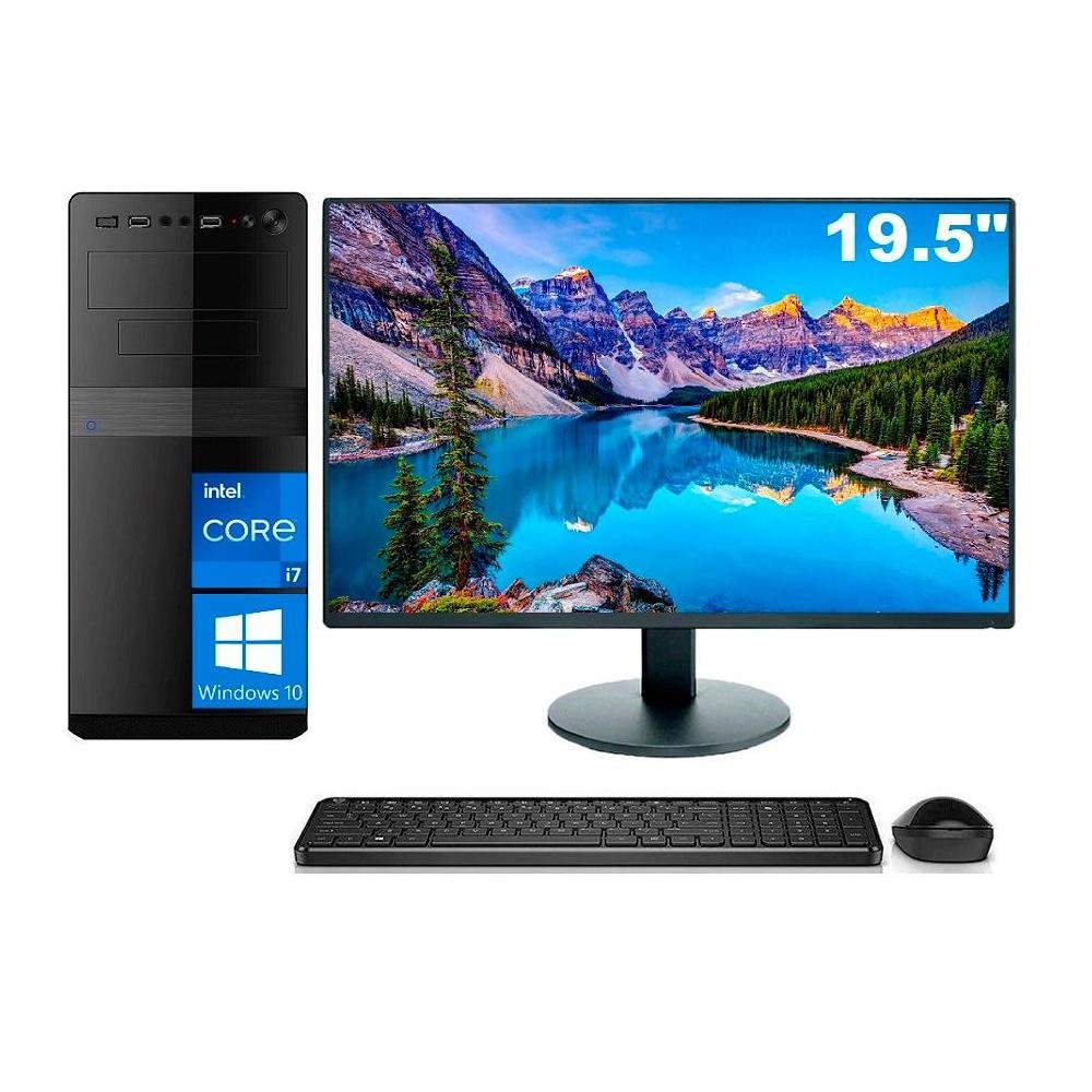 Computador Completo I7 SSD 480GB Monitor 19.5