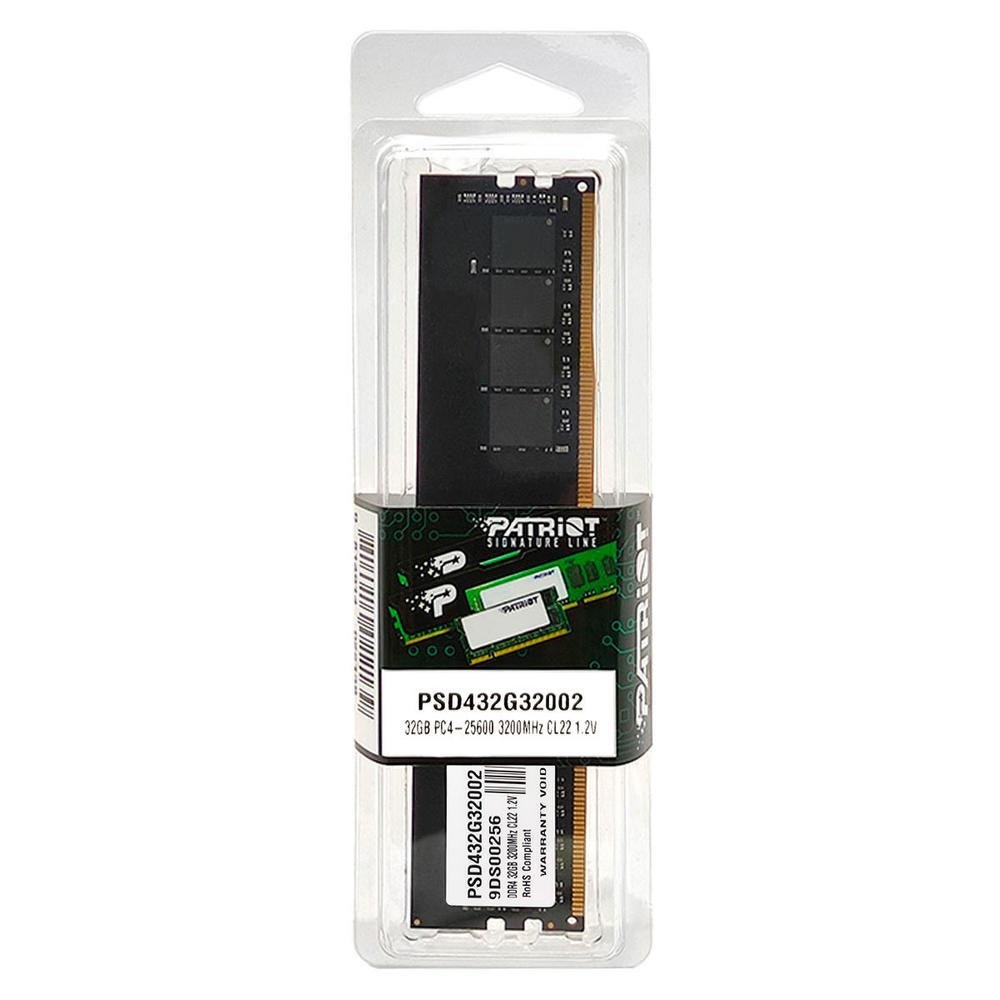 Memória 32gb Patriot Ddr4 3200mhz KaBuM