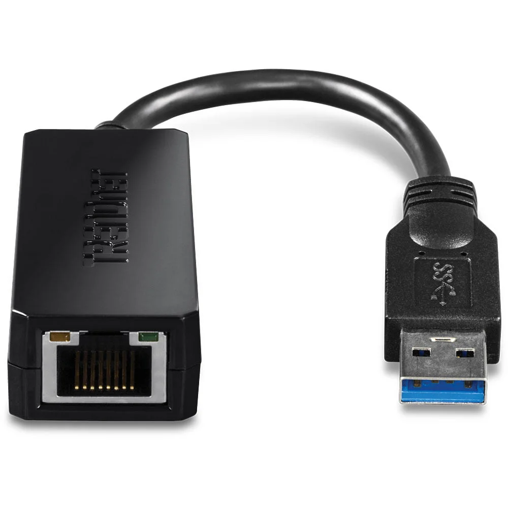 Imagem 3 de 3 do produto Adaptador De Rede Usb 3.0 Gigabit ,Ethernet 10/100/1000 Mbps, Rj45, Tu3-etg, Trendnet