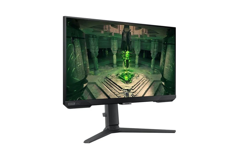 Imagem 2 de 5 do produto Monitor Gamer Samsung Odyssey G40 25" FHD, 240Hz, 1ms, Ajuste De Altura, Hdmi, Dp, Gsync, Freesync, Preto