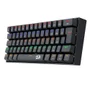 Teclado Mecânico Gamer, Redragon Lakshm,i Led Rainbow, Preto, Switch Outemu Red, ABNT2 - K606r