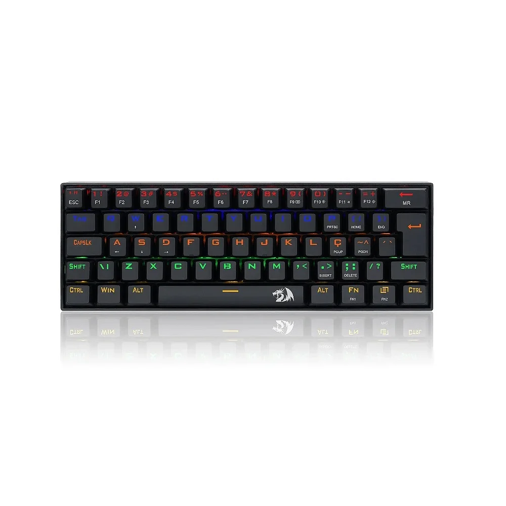 Teclado Mecânico Gamer 60 Redragon Lakshmi KaBuM