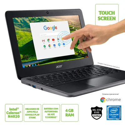 Chromebook Acer C733TC1YK KaBuM