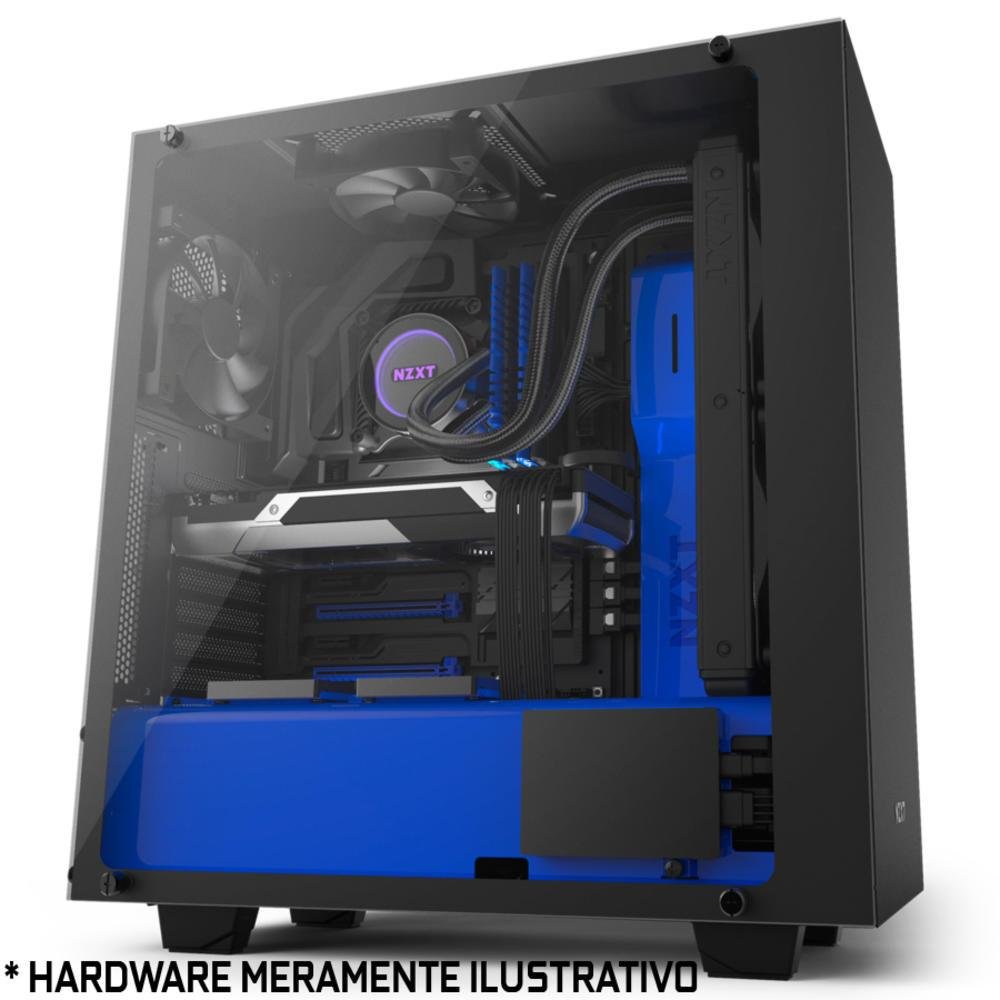 Gabinete Gamer NZXT S340 Elite Mid Tower KaBuM