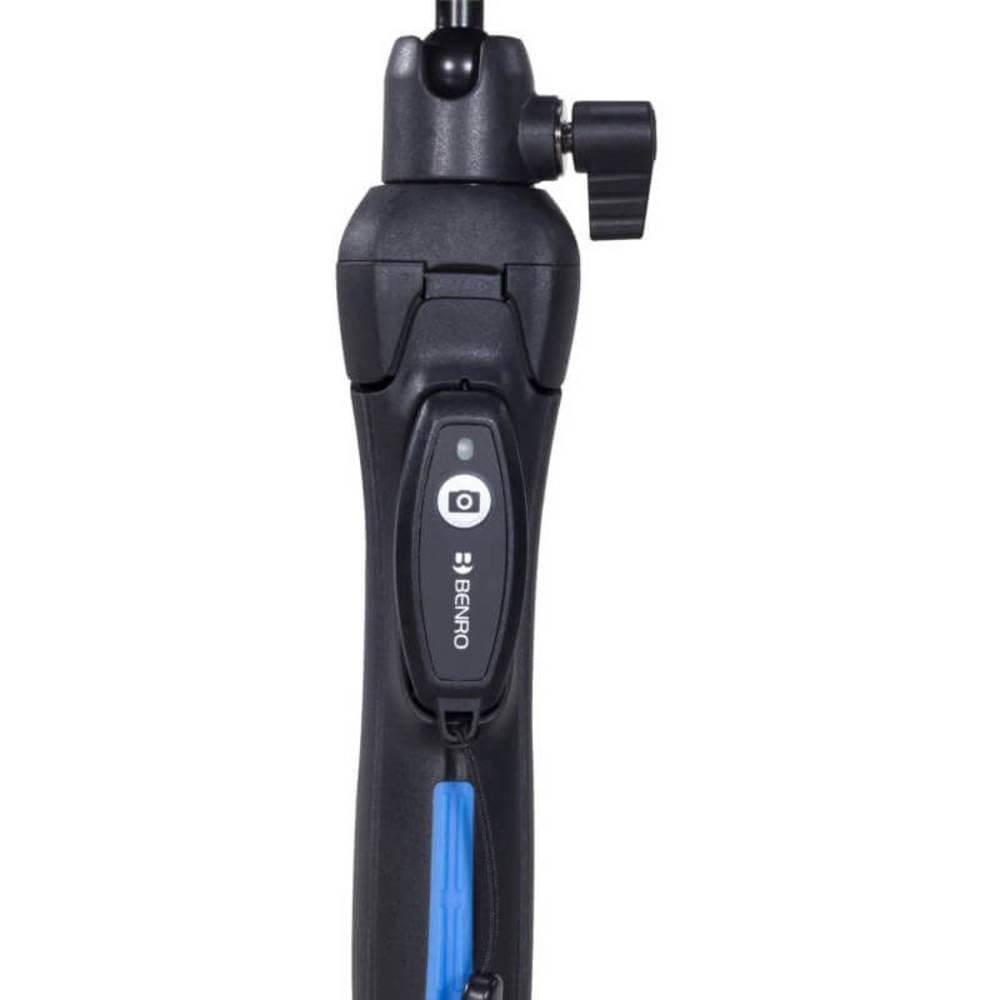 Mini Tripé Benro Bk15, Bluetooth, Com Bastão De Selfie