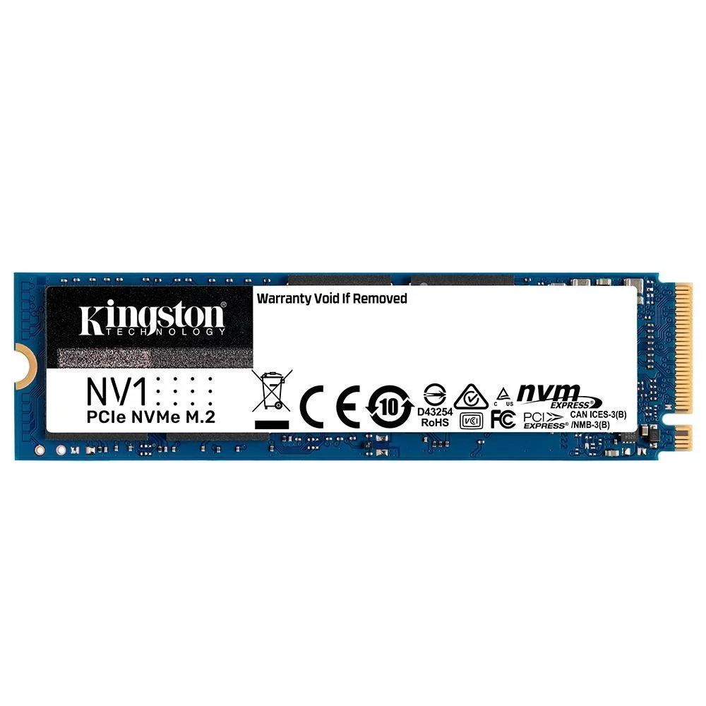 Imagem 3 de 5 do produto SSD Kingston M.2 NVMe 1TB, Leitura 2100 MB/s, Gravação 1700 MB/s - Snvs/1000g