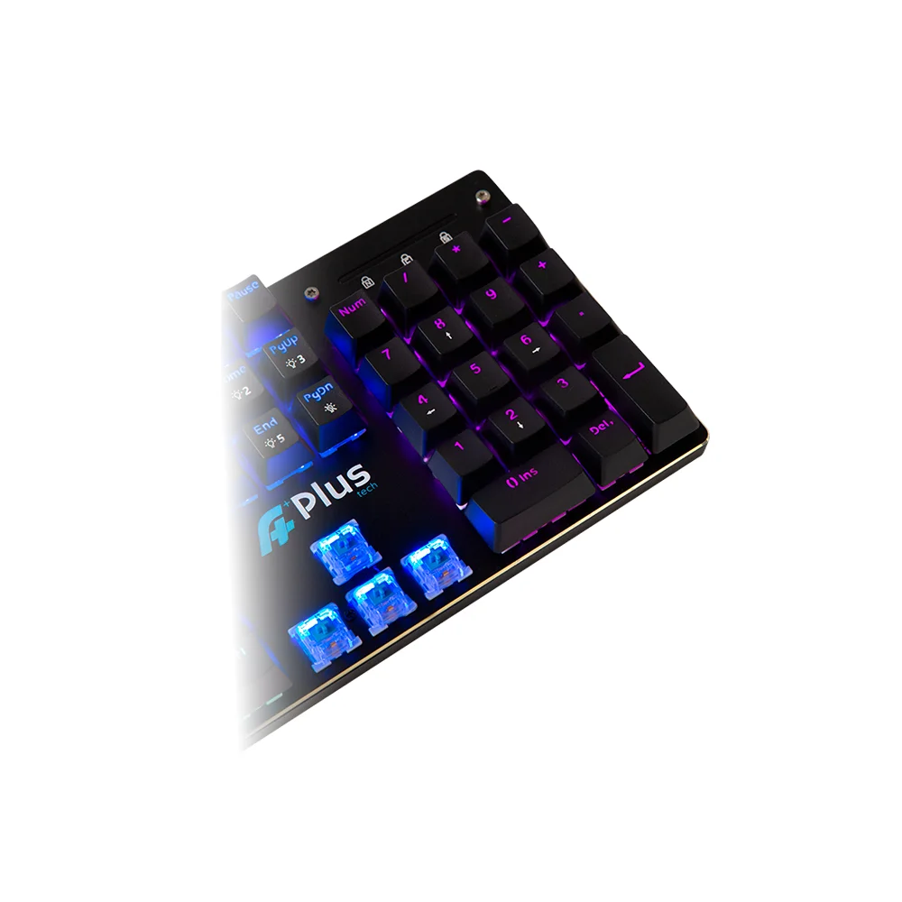 Imagem 2 de 5 do produto Teclado Mecânico A+ Plus Tech Khan Ap-kb-3993 Rainbow Switch Outemu Brown Abnt2.
