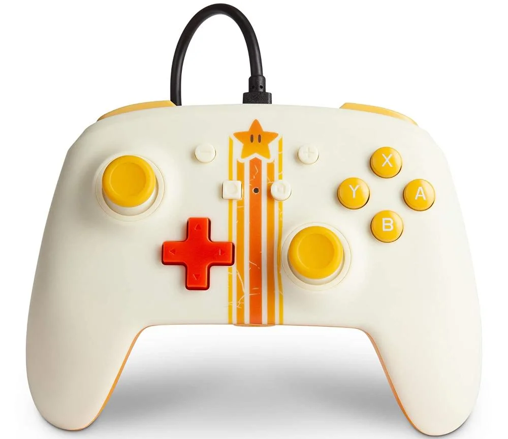 Imagem 1 de 5 do produto Controle Powera Com Fio Para Nintendo Switch Mario Vintage Star