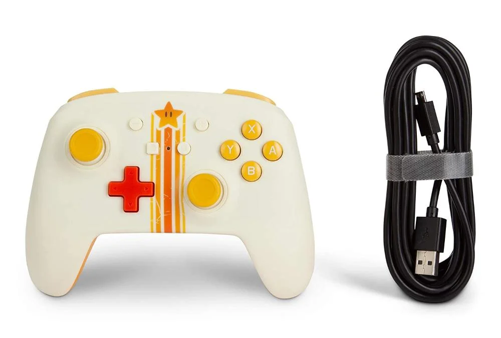 Imagem 5 de 5 do produto Controle Powera Com Fio Para Nintendo Switch Mario Vintage Star