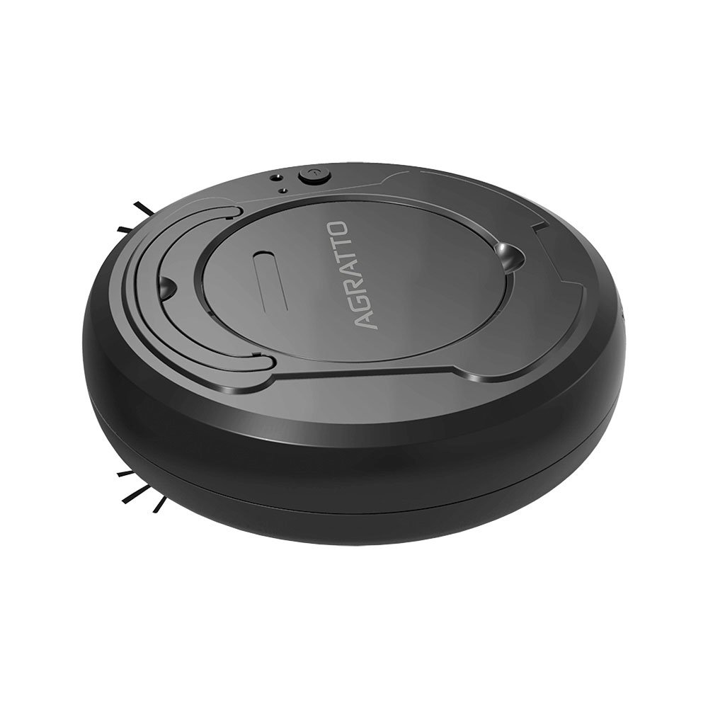 Robô Aspirador de Pó Agratto Praticci Passa pano, 3 em 1, Bivolt, Preto - Aaro1l-04