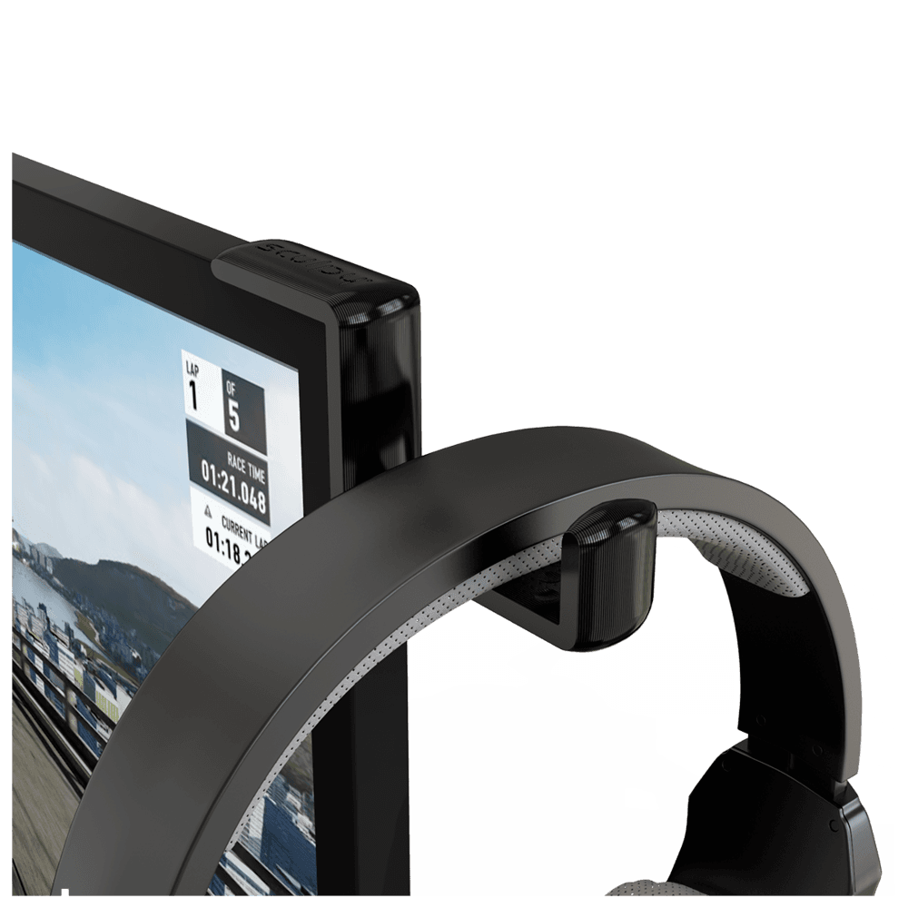 Suporte Fixo para Headset Universal, Sculpy | Printing Lifestyle  SNAKE CDT, SUPORTA FONES GRANDES e com ALÇAS LARGAS, Preto