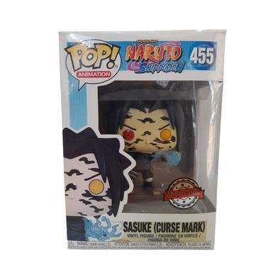 Funko Pop Naruto Shippuden Sasuke 455 Marca Da Maldição - Geek10