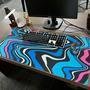 Mouse Pad Gamer Speed Extra Grande Abstract Liquid #1 80x40