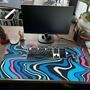 Mouse Pad Gamer Speed Extra Grande Abstract Liquid #1 80x40