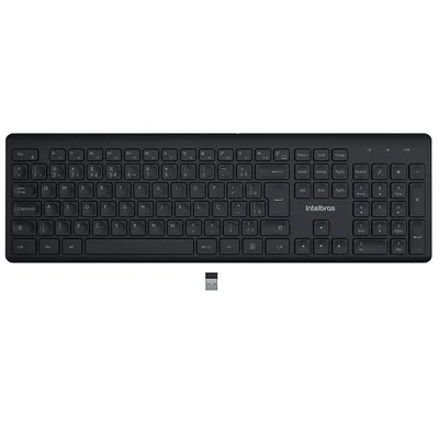 Teclado Sem Fio Intelbras Wireless, ABNT2, Teclado Numérico - 4293200