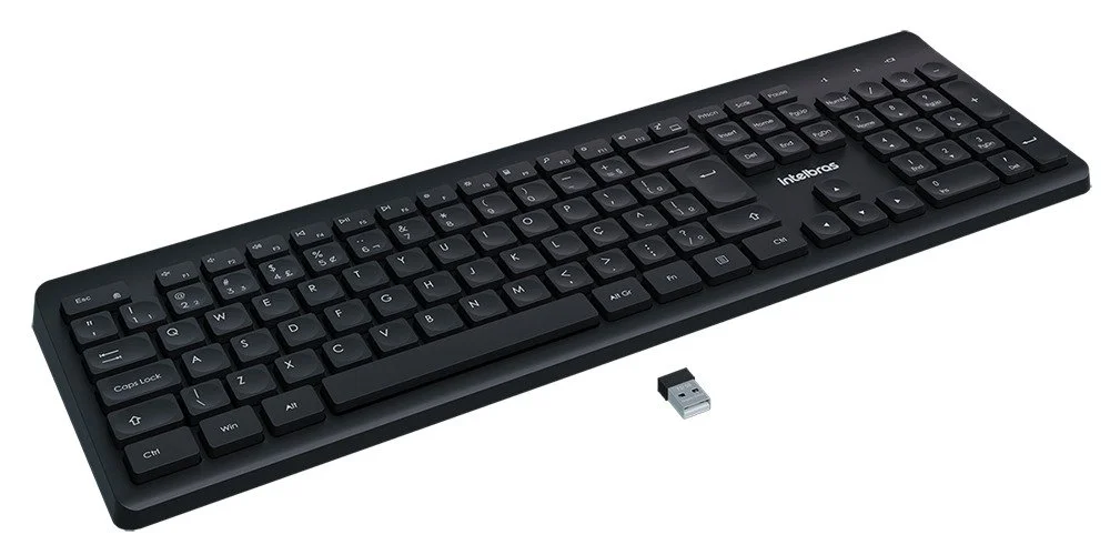 Imagem 3 de 5 do produto Teclado Sem Fio Intelbras Wireless, ABNT2, Teclado Numérico - 4293200