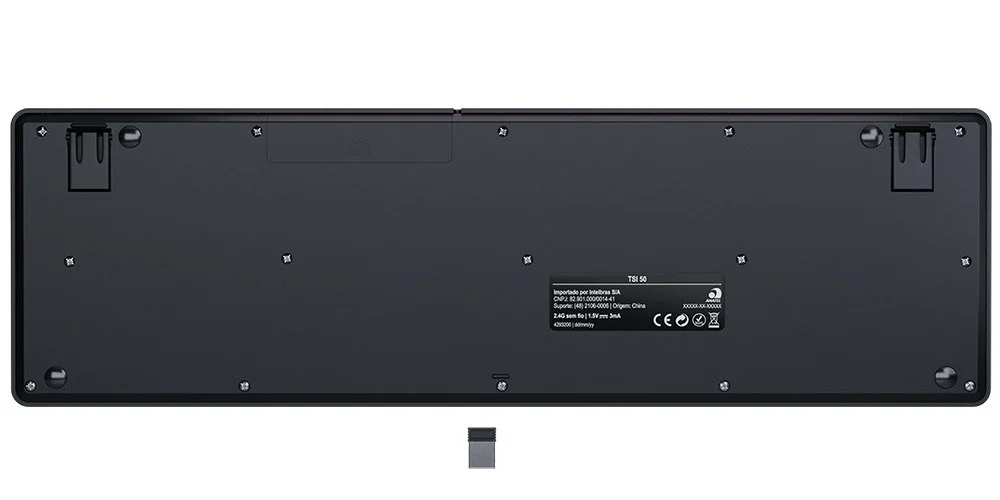 Imagem 4 de 5 do produto Teclado Sem Fio Intelbras Wireless, ABNT2, Teclado Numérico - 4293200