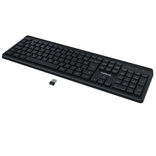 Imagem 5 de 5 do produto Teclado Sem Fio Intelbras Wireless, ABNT2, Teclado Numérico - 4293200