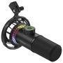 Microfone Profissional Cardioide, RGB, Fifine, K658 - Preto