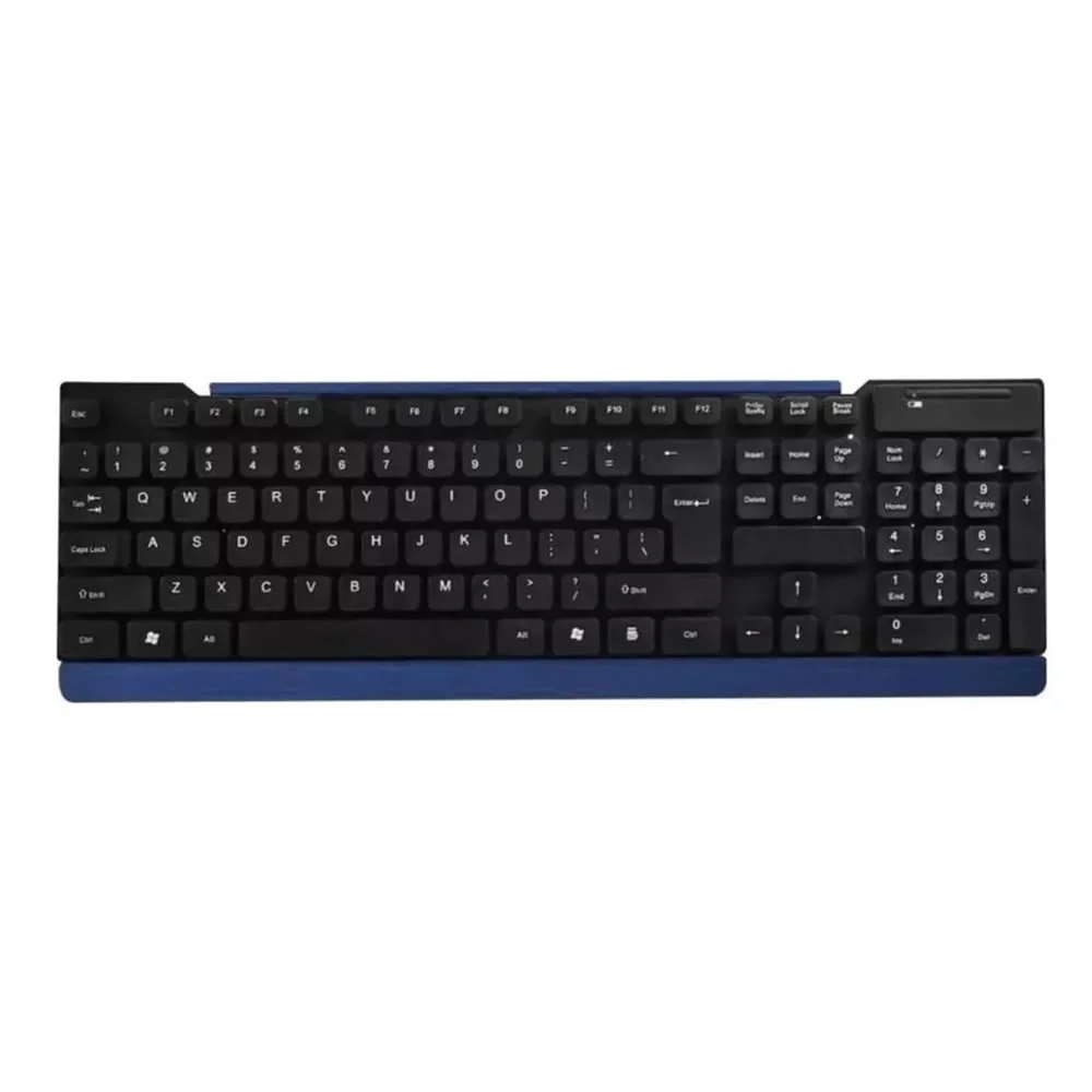 Imagem 3 de 5 do produto Kit Teclado E Mouse Sem Fio Brazil PC, 1200DPI, ABNT2, Preto - Bpc-5271/17