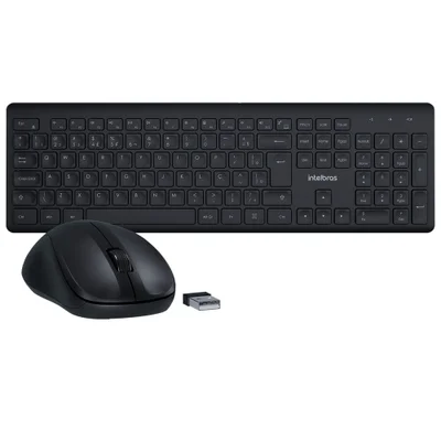 Teclado E Mouse, 1200 Dpi, Intelbras, Csi50, Sem Fio, Preto